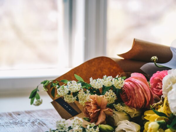 A bouquet of flowers
